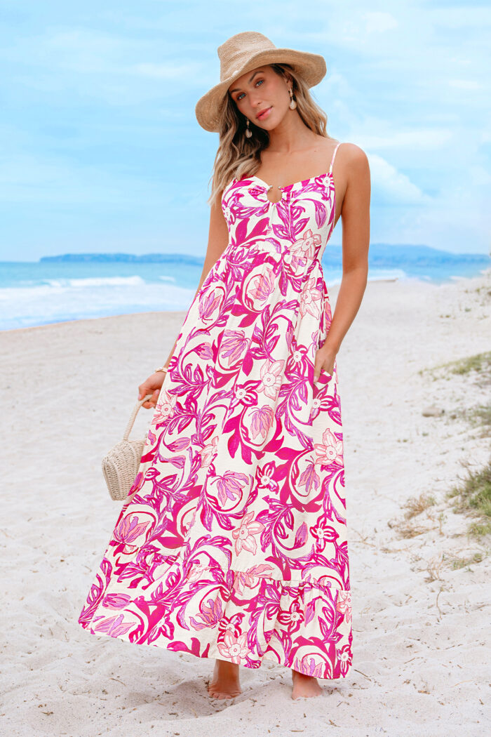 Robe longue florale - Image 4
