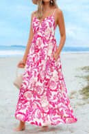 Robe longue florale