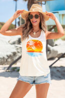 Solar Splash Graphic Tank